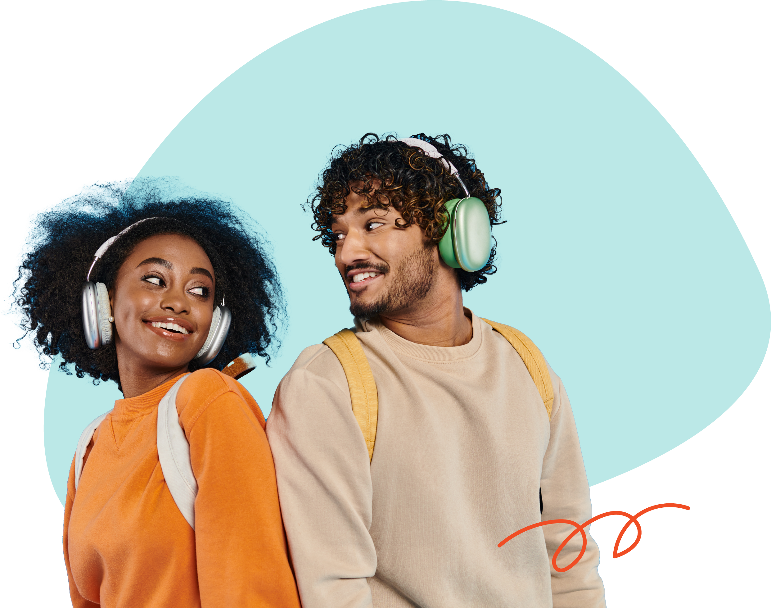 Language learning illustration